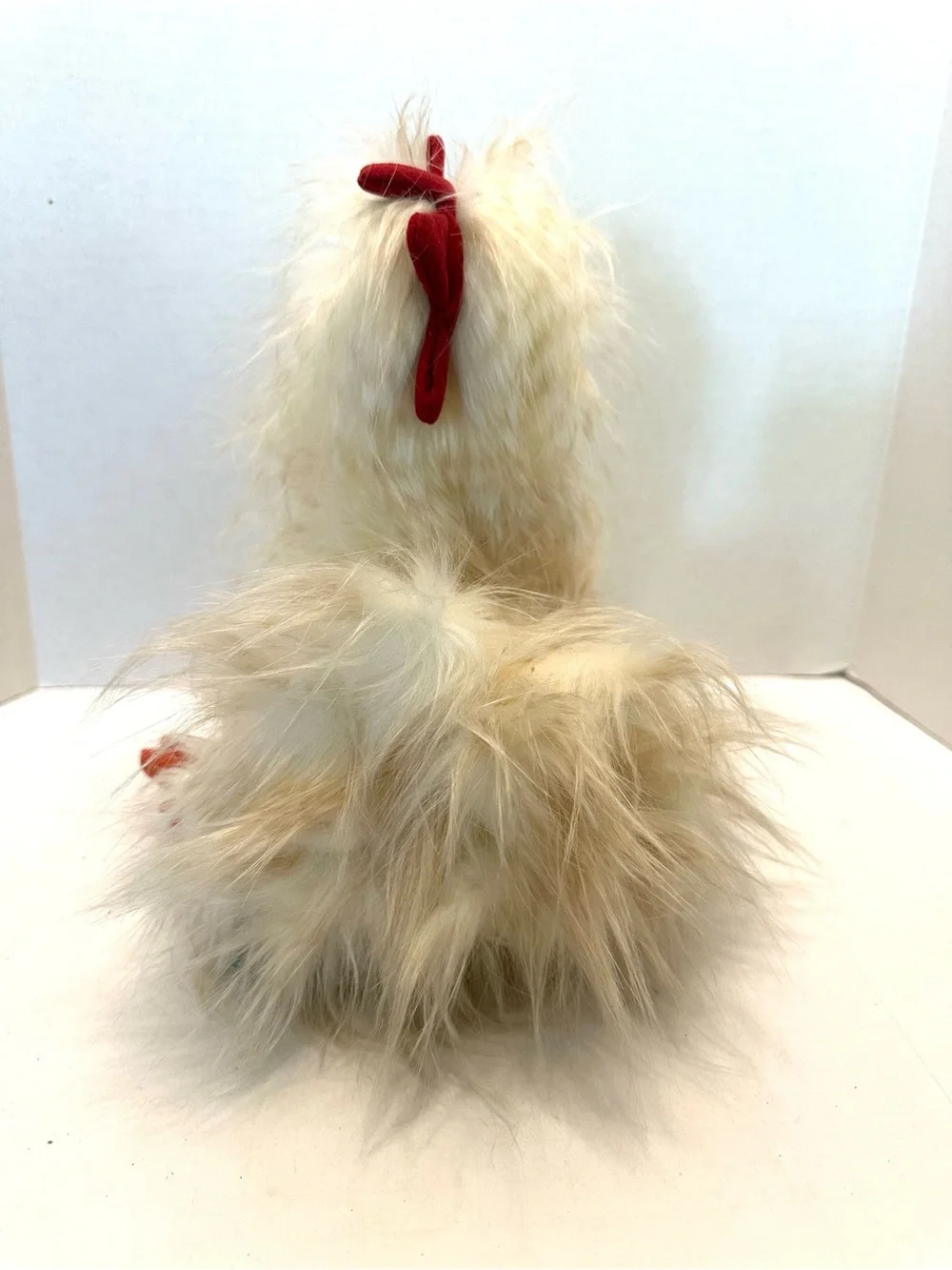 Jellycat Chelsea Chicken Cream Fluffy Silky Chick Plush NWT Retired